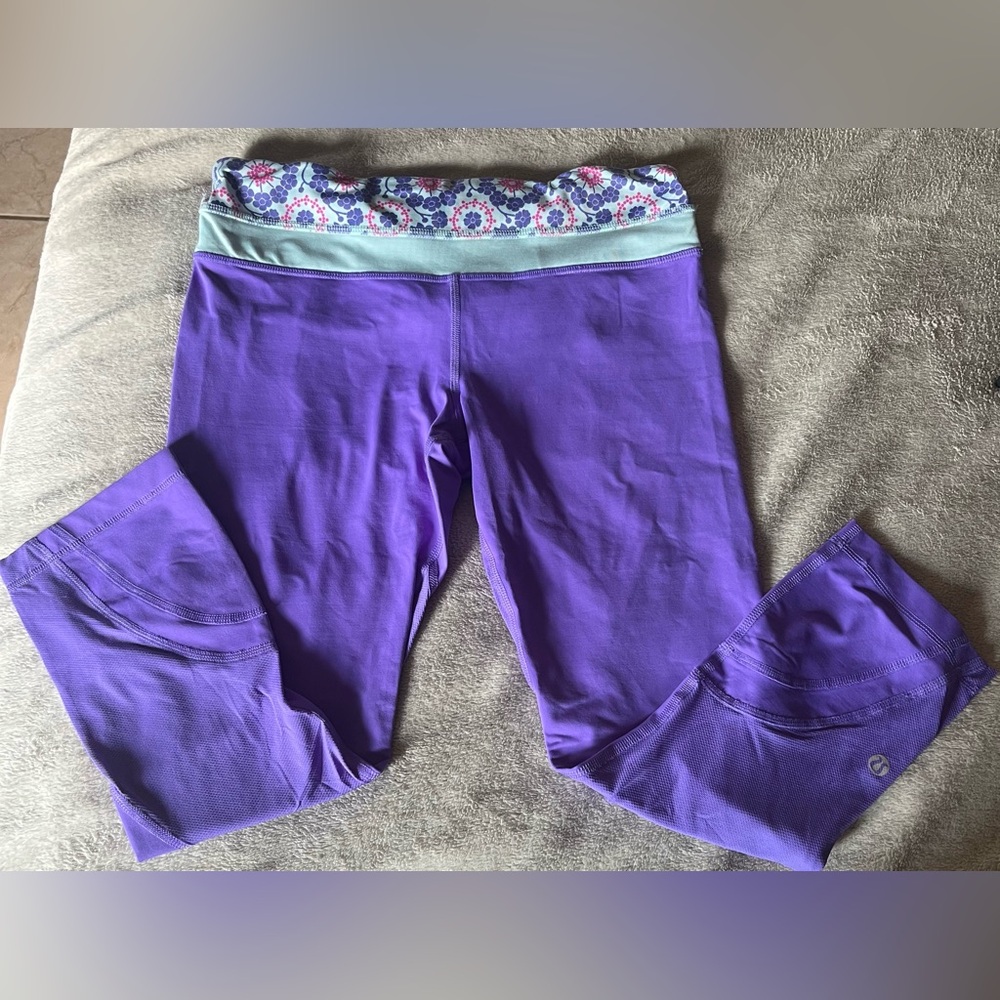 Purple Lululemon Tights Women's Size 6